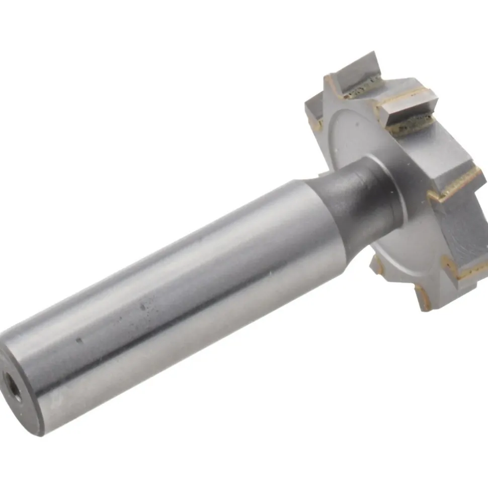 Woodruff Keyseat Cutter: 1-1/4" Cut Dia, 1/4" Cut Width, 1/2" Shank Dia, Staggered Tooth
