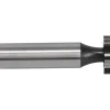 Woodruff Keyseat Cutter: 3/4" Cut Dia, 5/32" Cut Width, 1/2" Shank Dia, Straight Tooth
