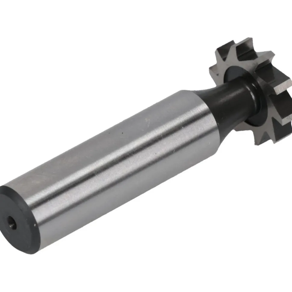 Woodruff Keyseat Cutter: 3/4" Cut Dia, 5/32" Cut Width, 1/2" Shank Dia, Straight Tooth