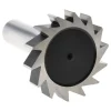 Woodruff Keyseat Cutter: 1-1/2" Cut Dia, 5/16" Cut Width, 1/2" Shank Dia, Straight Tooth