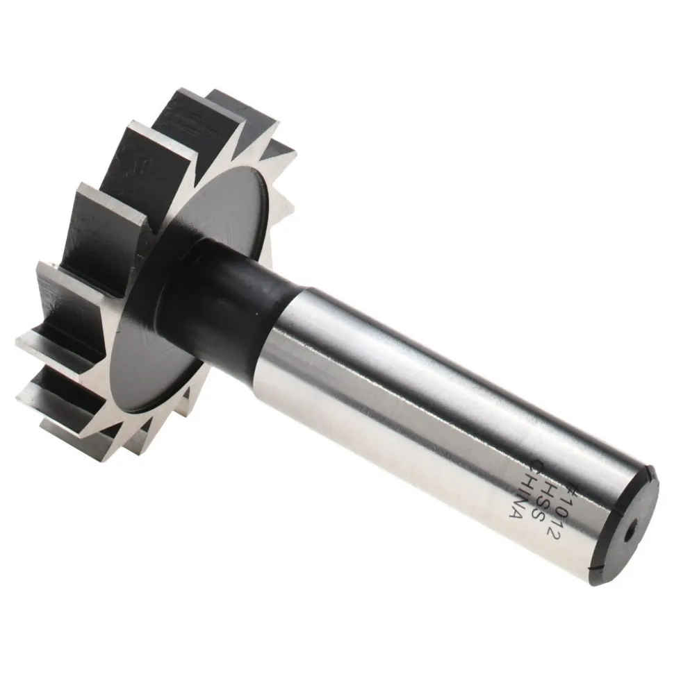 Woodruff Keyseat Cutter: 1-1/2" Cut Dia, 5/16" Cut Width, 1/2" Shank Dia, Straight Tooth