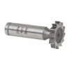 Woodruff Keyseat Cutter: 1" Cut Dia, 3/16" Cut Width, 1/2" Shank Dia, Straight Tooth