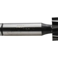 Woodruff Keyseat Cutter: 7/8" Cut Dia, 1/4" Cut Width, 1/2" Shank Dia, Staggered Tooth
