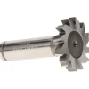 Woodruff Keyseat Cutter: 1-1/4" Cut Dia, 3/16" Cut Width, 1/2" Shank Dia, Staggered Tooth