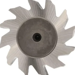 Woodruff Keyseat Cutter: 1-1/4" Cut Dia, 3/16" Cut Width, 1/2" Shank Dia, Staggered Tooth