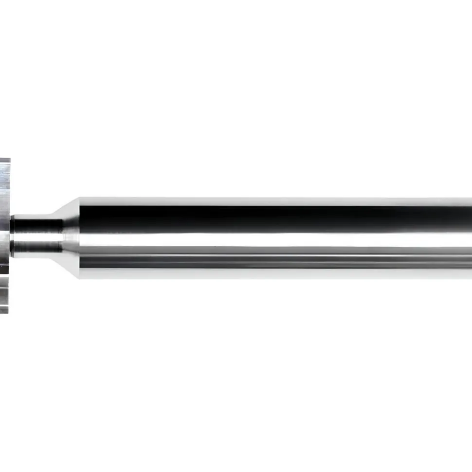 Woodruff Keyseat Cutter: 16.00 mm Cut Dia, 2.00 mm Cut Width, 12.70 mm Shank Dia, Straight Tooth