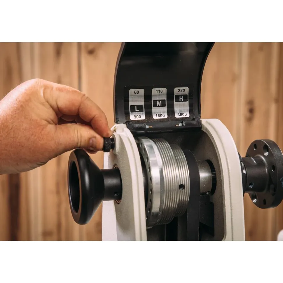 Woodworking Lathe: 12.5" Swing, 20.25" Between Centers, 1 hp, 115 V