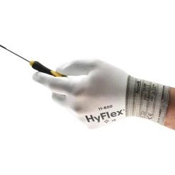 Work Gloves: 11-600, Size Large, Polyurethane-Coated, Nylon, Industrial