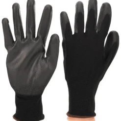 Work Gloves: Size Large, Nylon & Polyester Blend, General Purpose