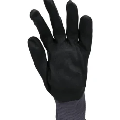 Work Gloves: Size X-Large, Nitrile-Coated, Nylon, General Purpose
