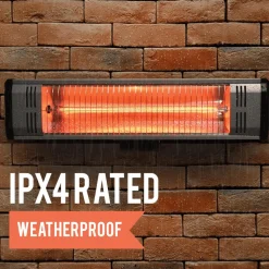 Workstation & Personal Heaters: Type: Infrared Heater; Voltage: 120V AC; Wattage: 1500; Amperage Rating: 12.5
