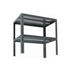 Work Table: 36" Wide, 24" Deep, 29 to 43" High, Steel Top