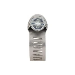 Worm Gear Clamp: Miniature Worm Drive, SAE 4, 5/16 to 5/8" Dia, Stainless Steel Band