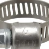 Worm Gear Clamp: Miniature Worm Drive, SAE 6, 5/16 to 7/8" Dia, Stainless Steel Band