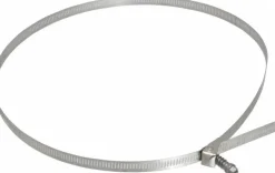 Worm Gear Clamp: Quick Release Worm Drive, SAE 188, 2-1/16 to 12-5/16" Dia, Stainless Steel Band