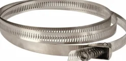 Worm Gear Clamp: Quick Release Worm Drive, SAE 248, 1-3/4 to 16" Dia, Stainless Steel Band