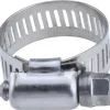 Worm Gear Clamp: Worm Drive, SAE 10, 1/2 to 1-1/16" Dia, Stainless Steel Band