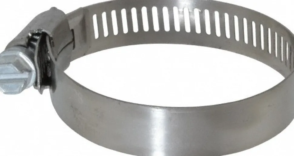 Worm Gear Clamp: Worm Drive, SAE 28, 1-5/16 to 2-1/4" Dia, Stainless Steel Band