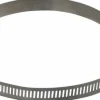 Worm Gear Clamp: Worm Drive, SAE 72, 3 to 5" Dia, Stainless Steel Band