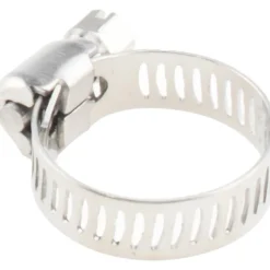 Worm Gear Clamp: Worm Drive, SAE 6, 5/16 to 7/8" Dia, Stainless Steel Band
