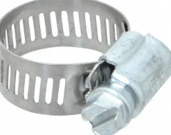 Worm Gear Clamp: Worm Drive, SAE 10, 9/16 to 1-1/16" Dia, Carbon Steel Band