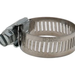 Worm Gear Clamp: Worm Drive, SAE 12, 1/2 to 1-1/4