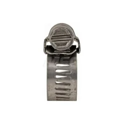 Worm Gear Clamp: Worm Drive, SAE 6, 3/8 to 7/8" Dia, Stainless Steel Band