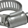 Worm Gear Clamp: Worm Drive, SAE 10, 9/16 to 1-1/16" Dia, Stainless Steel Band