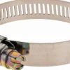 Worm Gear Clamp: Worm Drive, SAE 28, 1-5/16 to 2-1/4" Dia, Stainless Steel Band
