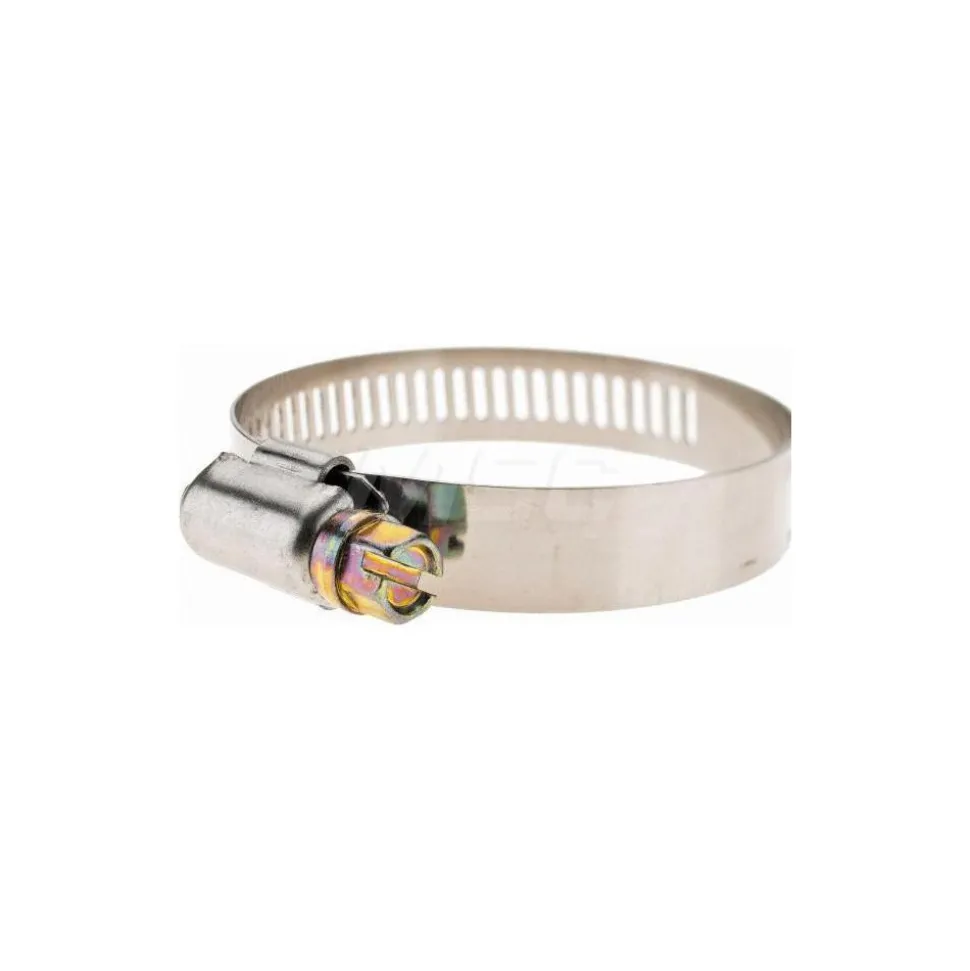Worm Gear Clamp: Worm Drive, SAE 28, 1-5/16 to 2-1/4" Dia, Stainless Steel Band