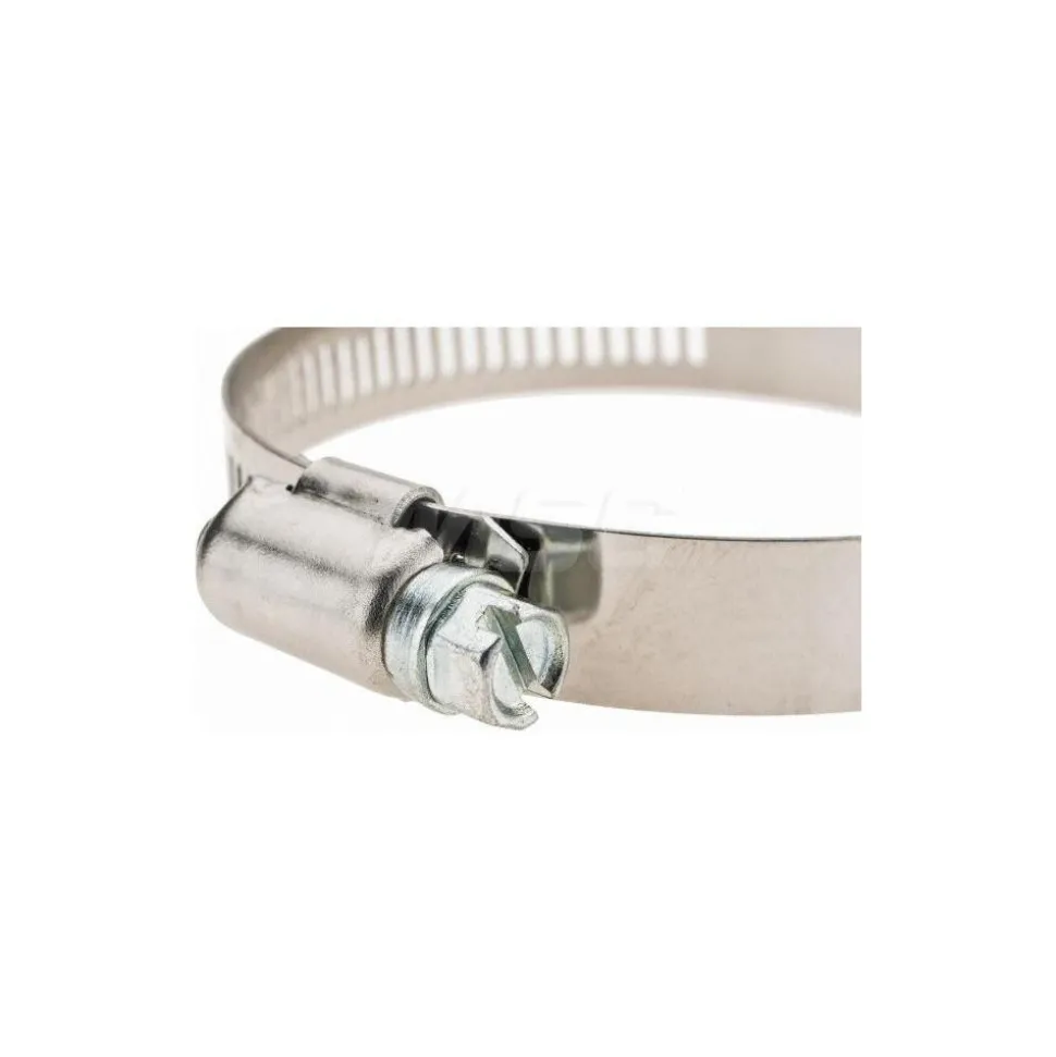 Worm Gear Clamp: Worm Drive, SAE 36, 1-13/16 to 2-3/4" Dia, Stainless Steel Band