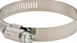 Worm Gear Clamp: Worm Drive, SAE 36, 1-13/16 to 2-3/4" Dia, Stainless Steel Band