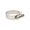 Worm Gear Clamp: Worm Drive, SAE 24, 1-1/16 to 2" Dia, Stainless Steel Band