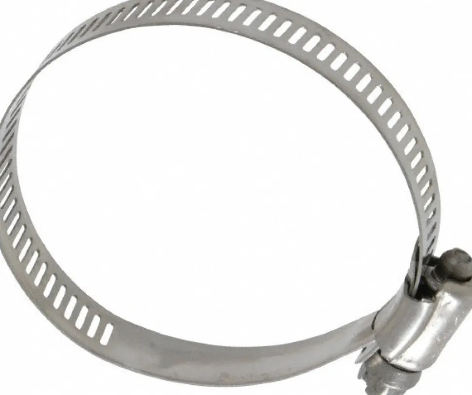 Worm Gear Clamp: Worm Drive, SAE 36, 1-13/16 to 2-3/4" Dia, Stainless Steel Band