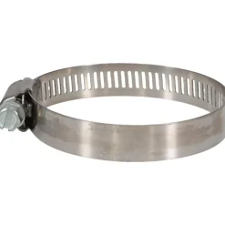 Worm Gear Clamp: Worm Drive, SAE 32, 1-9/16 to 2-1/2" Dia, Stainless Steel Band