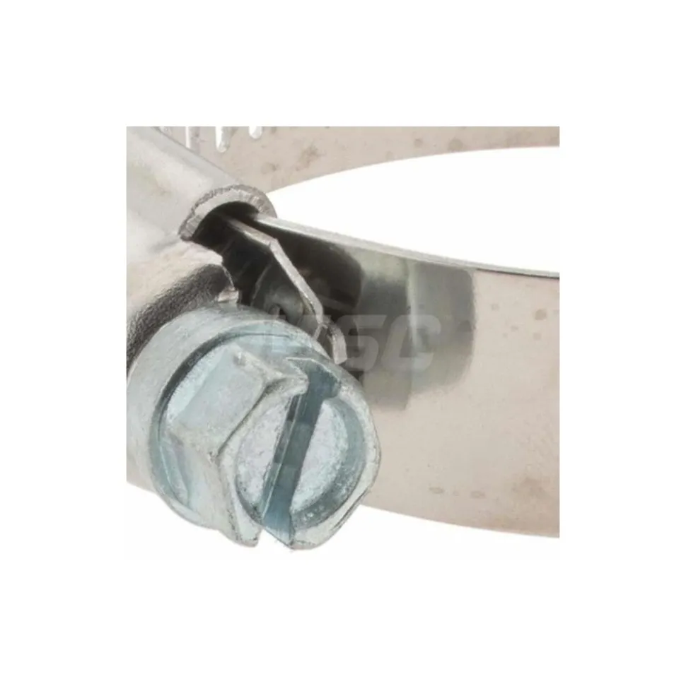 Worm Gear Clamp: Worm Drive, SAE 20, 13/16 to 1-3/4" Dia, Stainless Steel Band