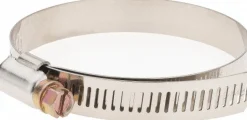 Worm Gear Clamp: Worm Drive, SAE 48, 2-9/16 to 3-1/2" Dia, Stainless Steel Band