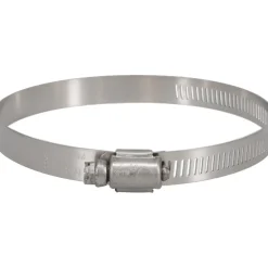Worm Gear Clamp: Worm Drive, SAE 64, 2-1/2 to 4-1/2