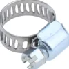 Worm Gear Clamp: Worm Drive, SAE 4, 1/4 to 5/8" Dia, Stainless Steel & Carbon Steel Band
