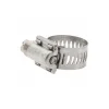 Worm Gear Clamp: Worm Drive, SAE 6, 7/16 to 25/32" Dia, Stainless Steel Band