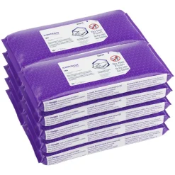W4 Pre-Saturated Wipes (06070), Pre-Saturated Alcohol Wipes, White