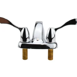Wrist Blade Handle, Deck Plate Bathroom Faucet