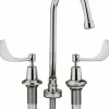 Wrist Blade Handle, Wide Spread Bathroom Faucet