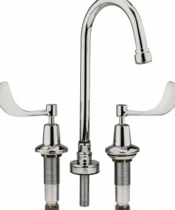 Wrist Blade Handle, Wide Spread Bathroom Faucet