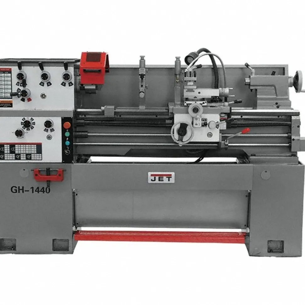 14" x 40" Bench Lathe: Geared Head, 3 hp, 230 V