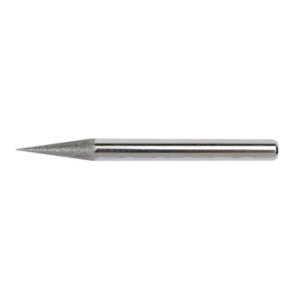 1/4 x 3 In. Diamond Electroplated Tapered Die Drawing Hone 140/170 Grit 14 deg