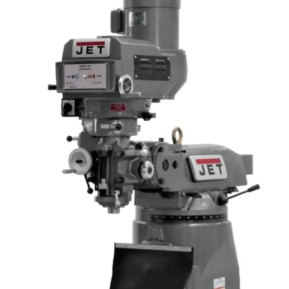 9 x 49" Knee Milling Machine: 3.00 hp, Variable Speed Pulley, Three Phase
