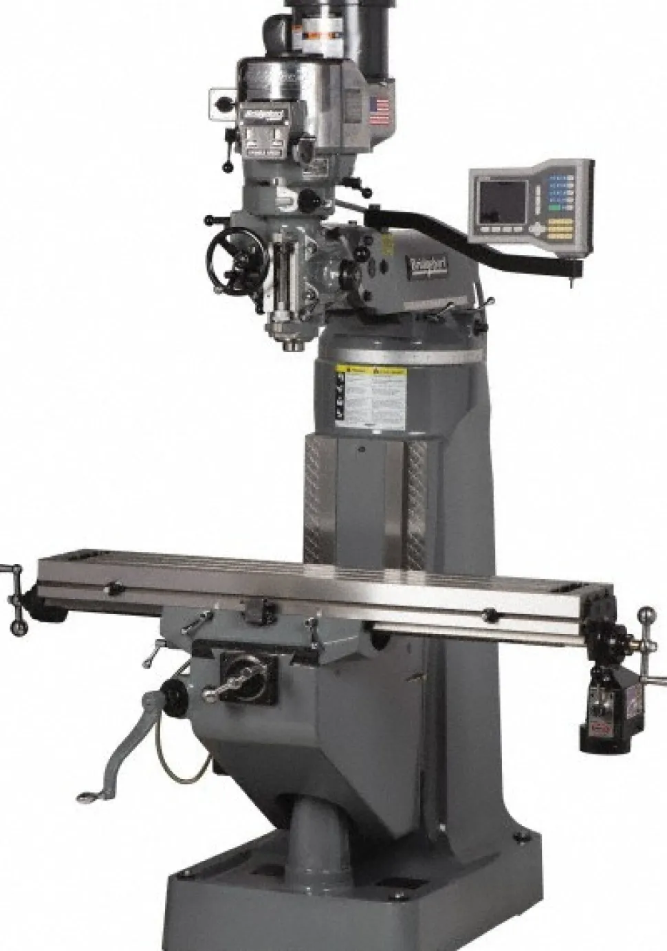 9 x 49" Knee Milling Machine: Variable Speed Pulley, Three Phase