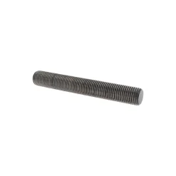 1-1/8 - 8 x 8" Long, Uncoated, Steel, Fully Threaded Stud