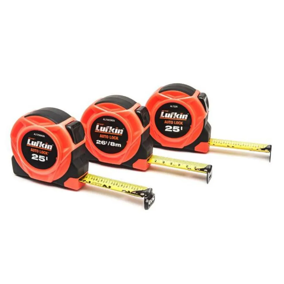 1" x 25' Magnetic Auto-Lock Yellow Clad Tape Measure
